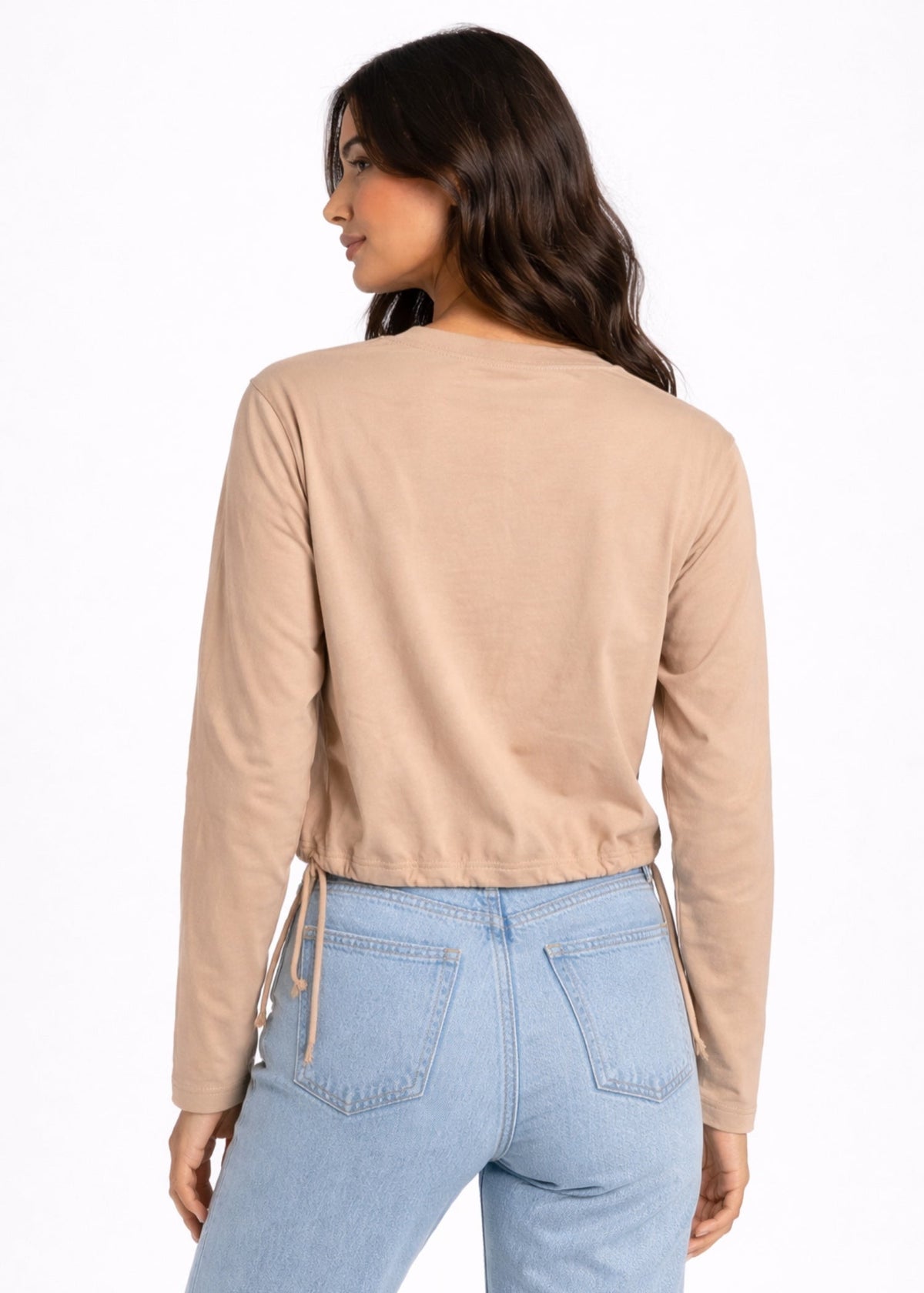 Women Top Beige Color