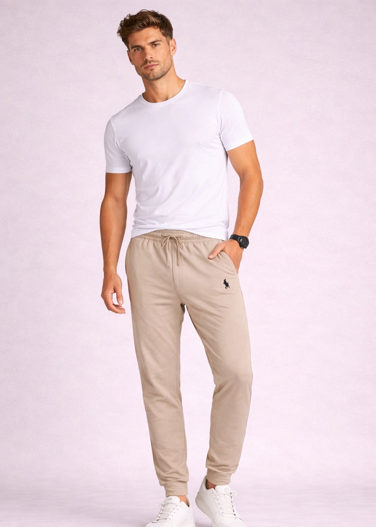 4 MENS TROUSER BEIGE