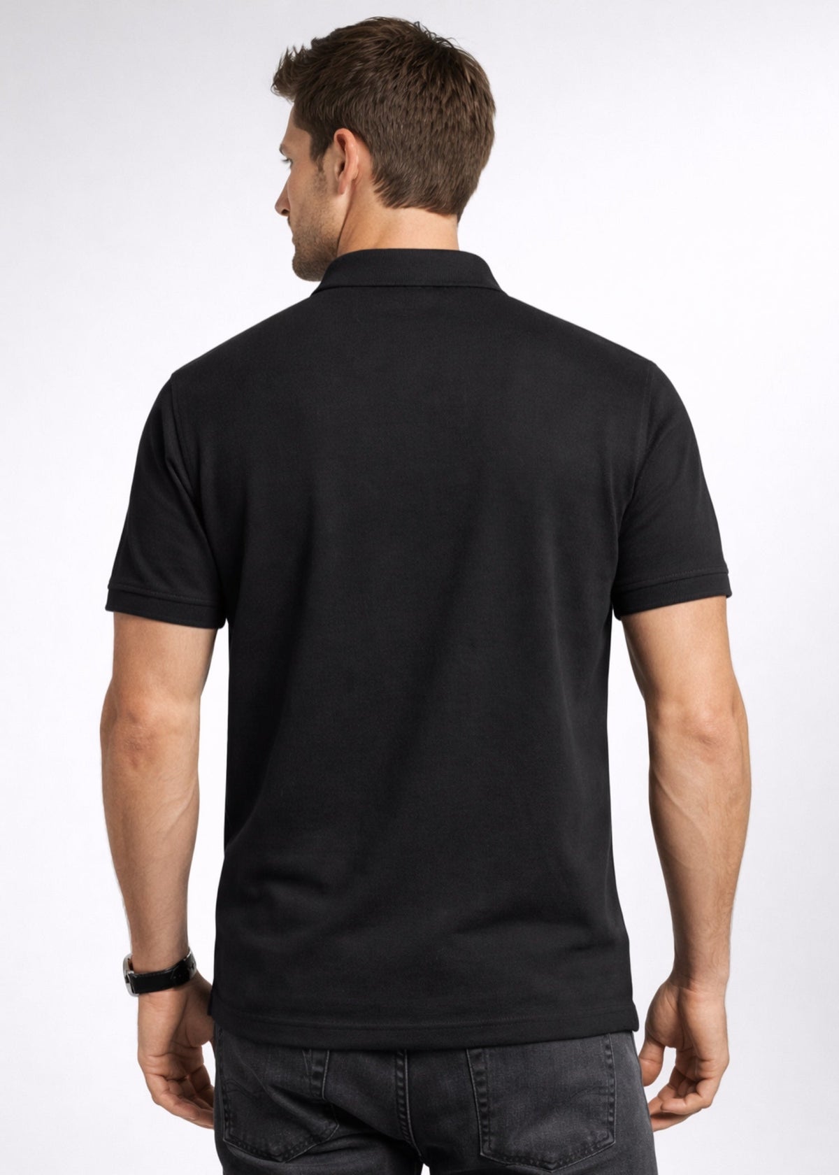 IA-34 Black Polo Men's