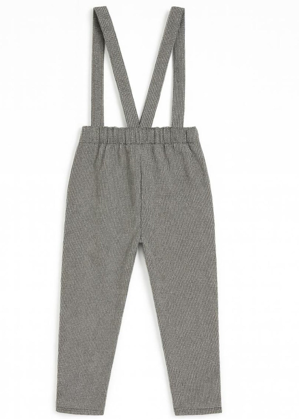 Girls Dungaree Grey