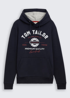 Men hood with print