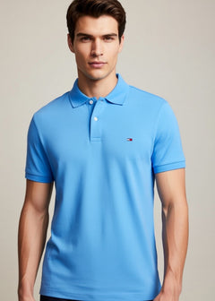A-3 Polo Men's Sky Blue