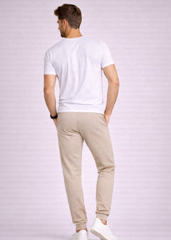 4 MENS TROUSER BEIGE