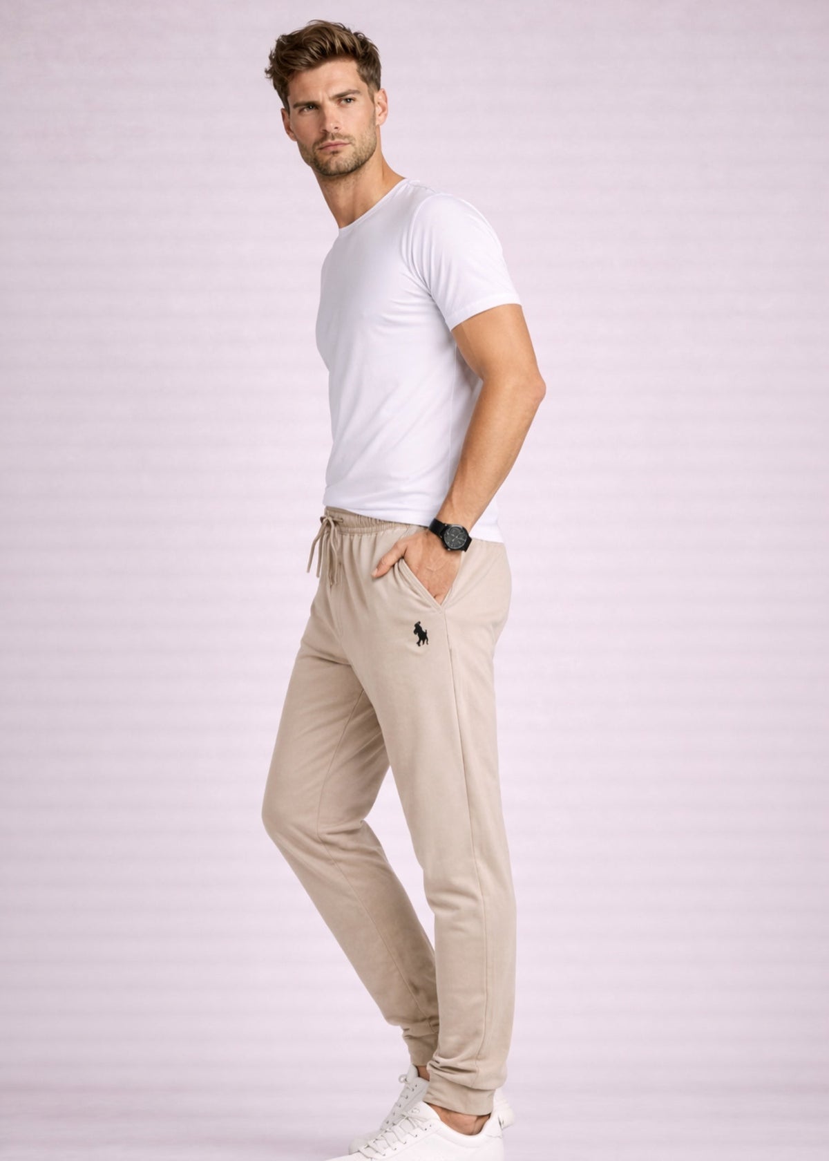 4 MENS TROUSER BEIGE