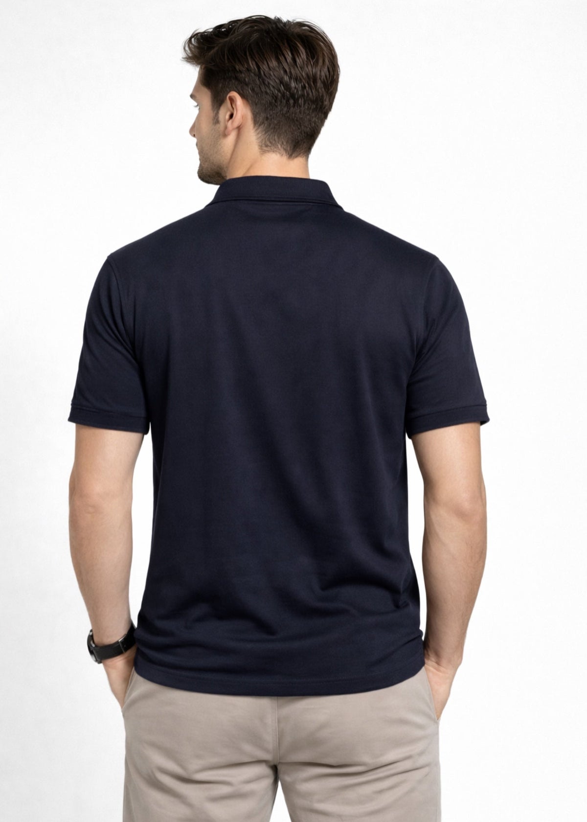 IA-40Basic Black Polo