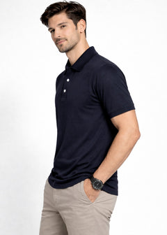 IA-40Basic Black Polo