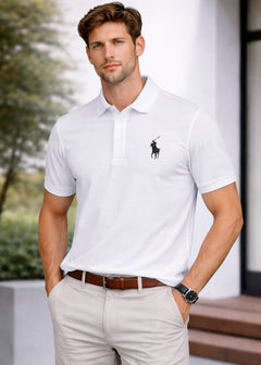 IA-21 White Polo Men's