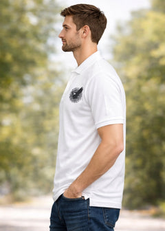 IA-27 Men's White Polo