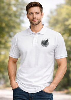 IA-27 Men's White Polo