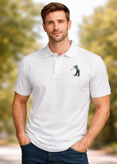 IA-29 Men's White Polo