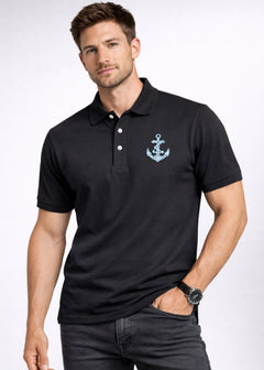 IA-34 Black Polo Men's