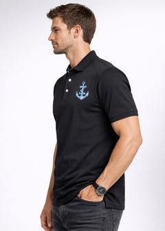 IA-34 Black Polo Men's