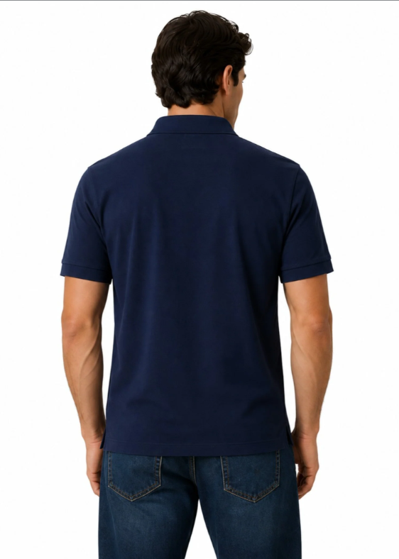 MT- 14 Men's Polo Blue hourse