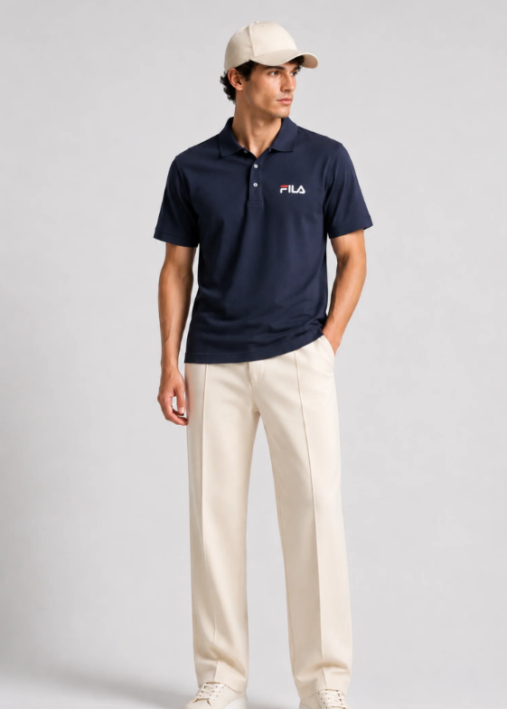 MT-02 Blue Polo Shirt