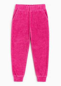 Pink Velour Jogger