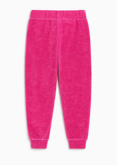 Pink Velour Jogger