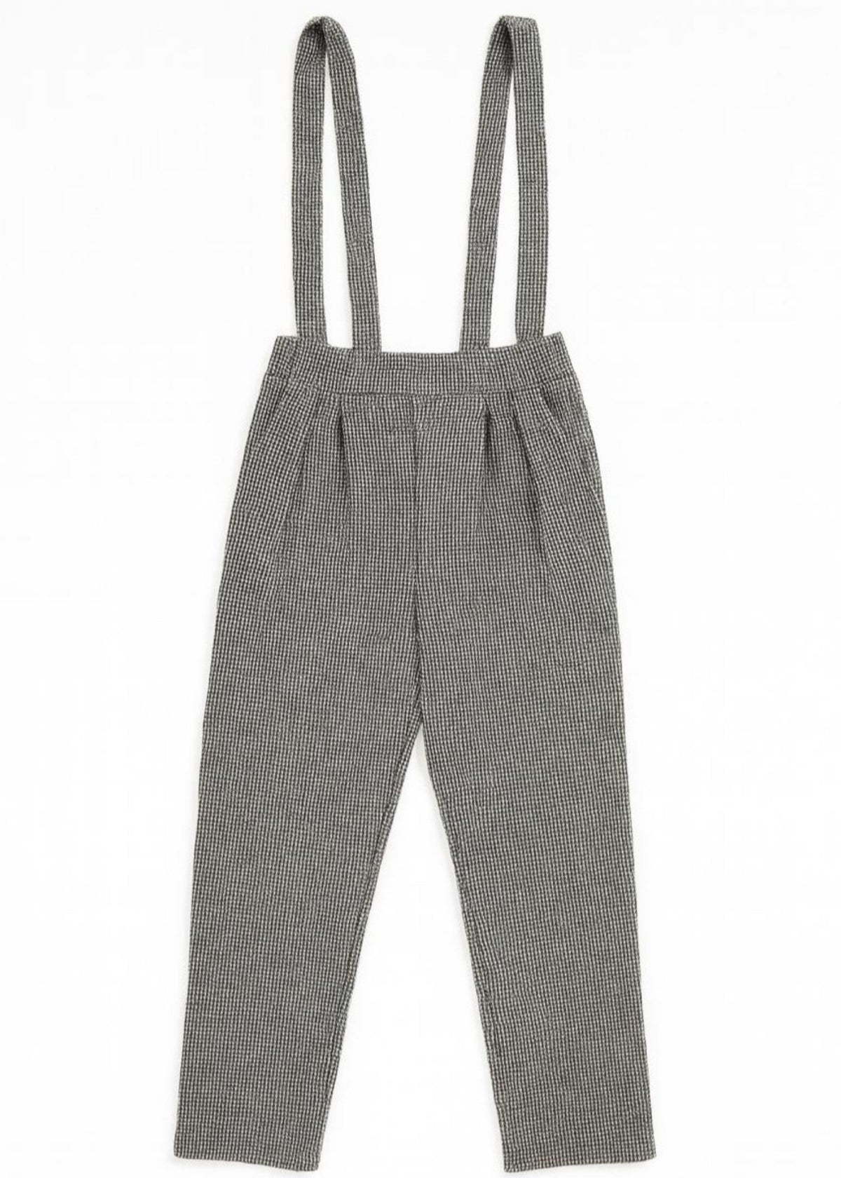 Girls Dungaree Grey