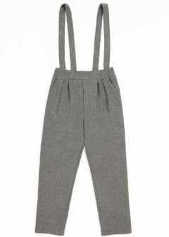 Girls Dungaree Grey