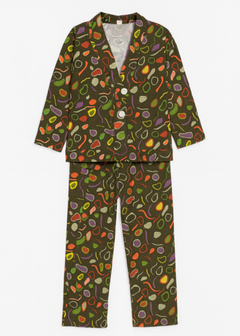 Girls’ Two-Piece Printed Night Suit / Pajama Set