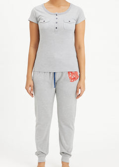 Grey NIGHT WEAR